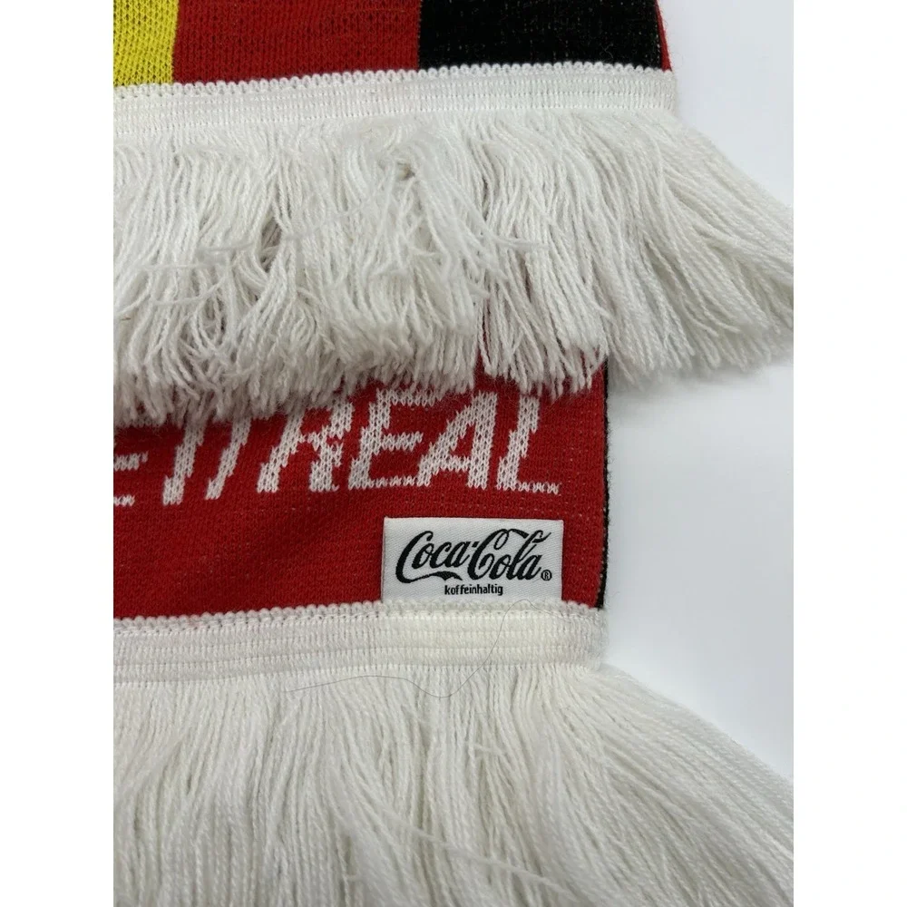 Vintage Coca Cola FIFA World Cup 2006 Scarf Germany Fan Schal Knit Memorabilia
